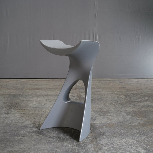Slide Koncord Grey Stool by Karim Rashid - REHAUS - Slide