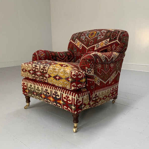 Standard Arm Armchair - In Turkish Woollen Kilim @ REHAUS
