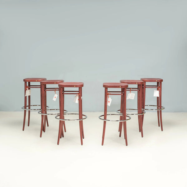 Thonet Vienna Walnut 144 Barhocker Stools - REHAUS - Thonet Vienna