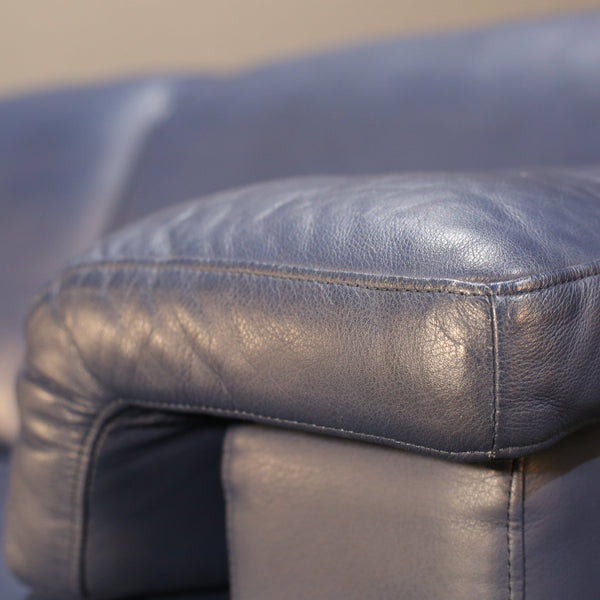 Vintage Two Seater Leather Sofa by Rolf Benz @ REHAUS