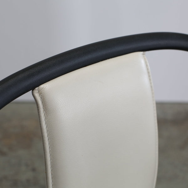 Vitra Belleville Leather Chairs by Ronan & Erwan Bouroullec, Set of Two @ REHAUS