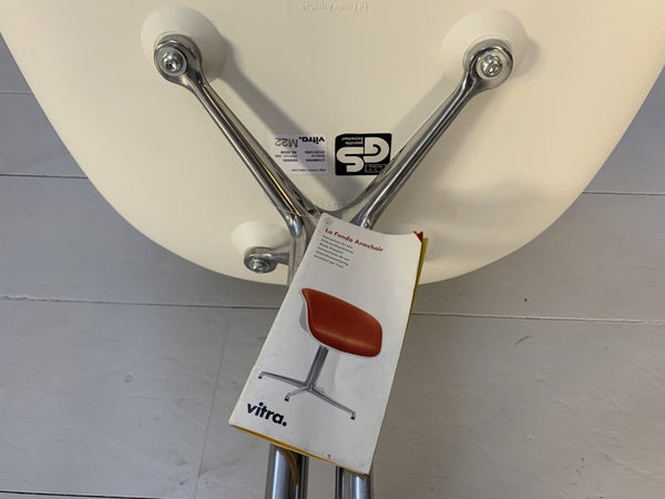 Vitra La Fonda Eames Chair & Marble Table - In Black Hopsack @ REHAUS