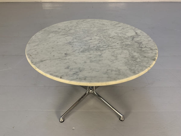 Vitra La Fonda Eames Chair & Marble Table - In Black Hopsack @ REHAUS