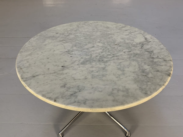 Vitra La Fonda Eames Chair & Marble Table - In Black Hopsack @ REHAUS