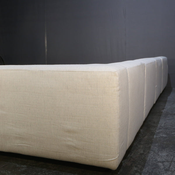 Vitra Soft Modular Four Seater Sofa and Ottoman by Jasper Morrison @ REHAUS