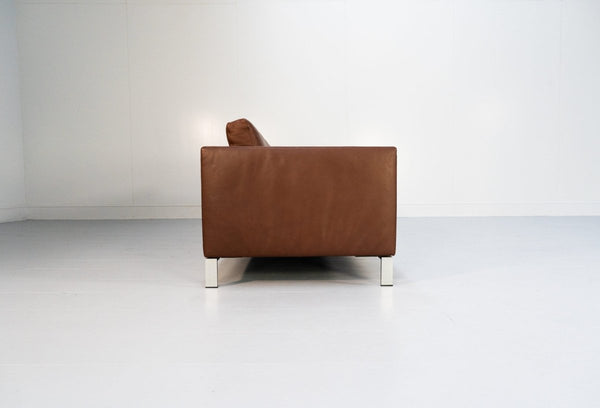 Walter Knoll Foster 502.30 3 - Seat Sofa - In Dark Brown Leather @ REHAUS