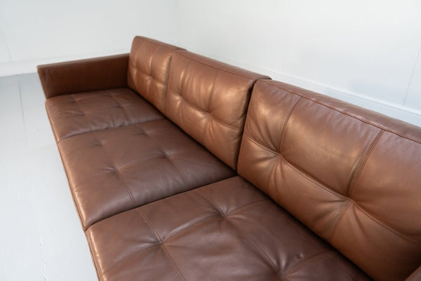 Walter Knoll Foster 502.30 3 - Seat Sofa - In Dark Brown Leather @ REHAUS