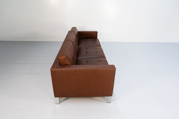 Walter Knoll Foster 502.30 3 - Seat Sofa - In Dark Brown Leather @ REHAUS