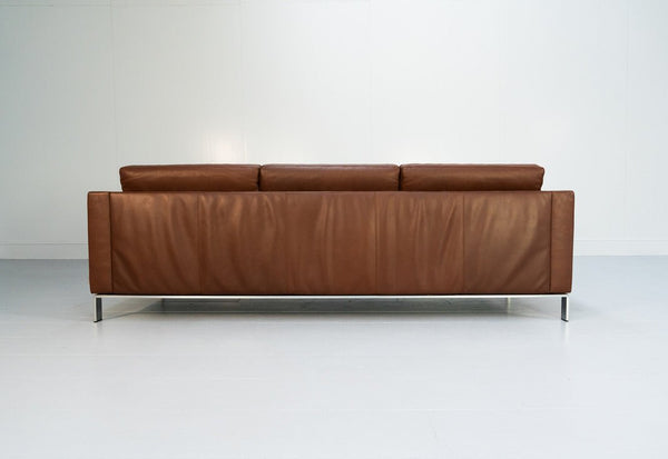 Walter Knoll Foster 502.30 3 - Seat Sofa - In Dark Brown Leather @ REHAUS