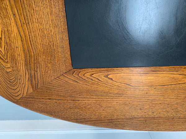 William Yeoward Oval Dining Table in Chestnut and Slate @ REHAUS