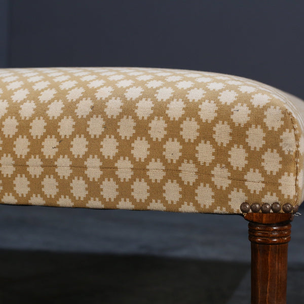 Yellow Patterned Chesterfield Table @ REHAUS