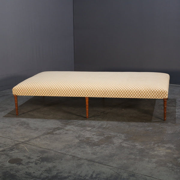 Yellow Patterned Chesterfield Table @ REHAUS
