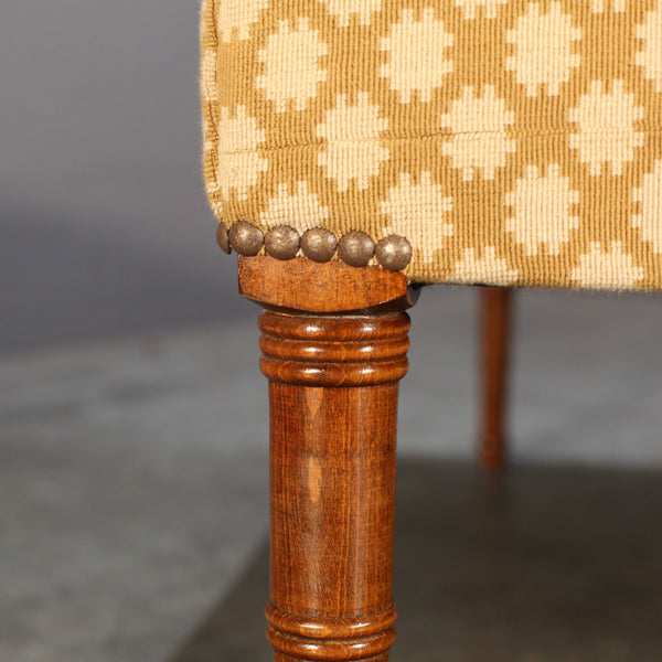 Yellow Patterned Chesterfield Table @ REHAUS