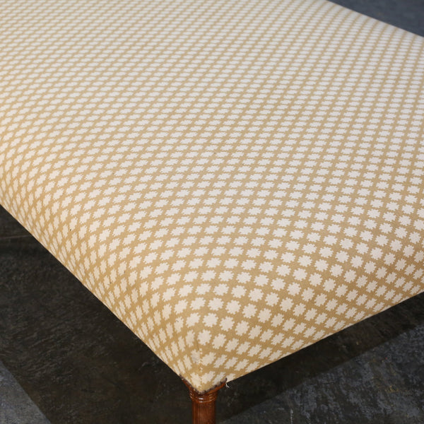 Yellow Patterned Chesterfield Table @ REHAUS