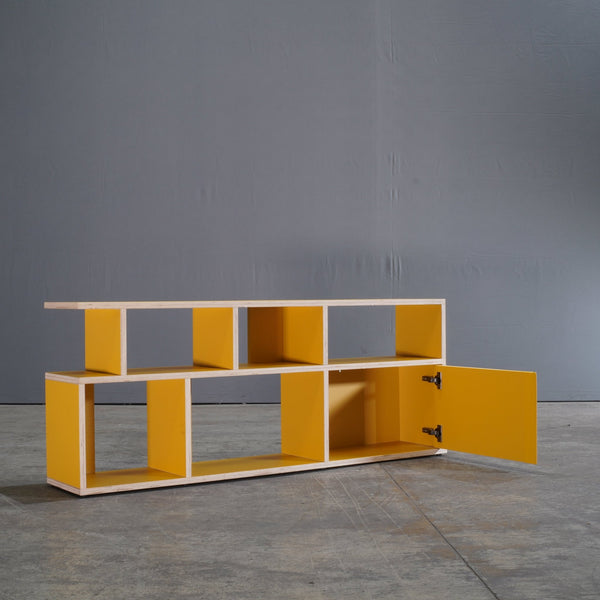 Yellow Plywood Sideboard by Tylko - REHAUS - Tylko