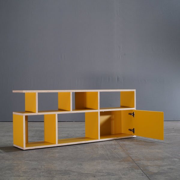 Yellow Plywood Sideboard by Tylko - REHAUS - Tylko