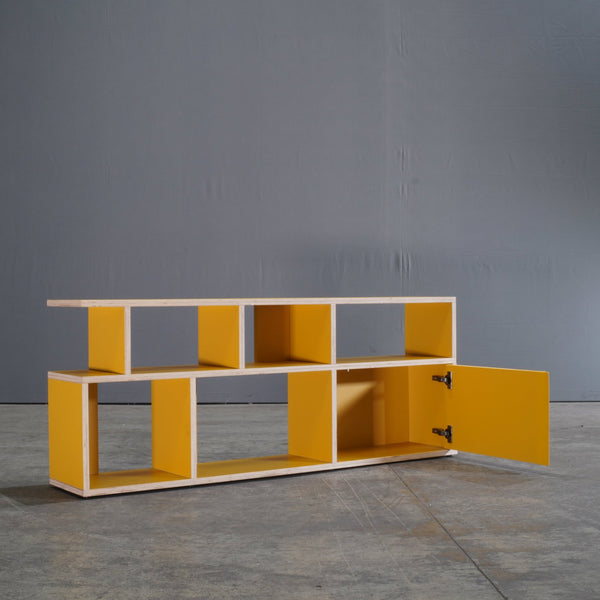 Yellow Plywood Sideboard by Tylko - REHAUS - Tylko
