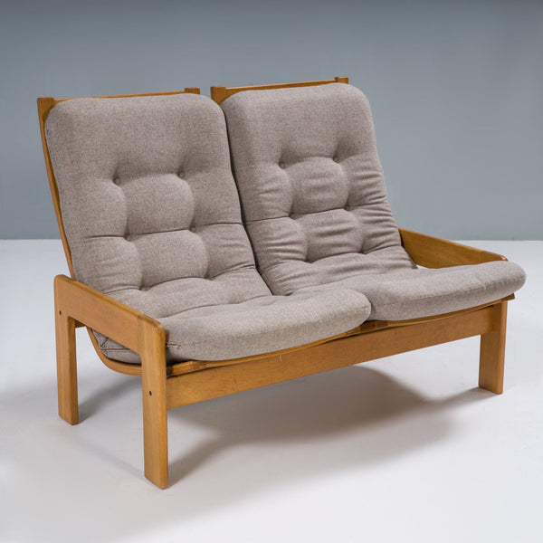 Yngve Ekström for Swedese Set of Two Sofas, Footstool and Coffee Table Set, 1960s - REHAUS - Yngve Ekström