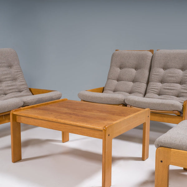 Yngve Ekström for Swedese Set of Two Sofas, Footstool and Coffee Table Set, 1960s - REHAUS - Yngve Ekström