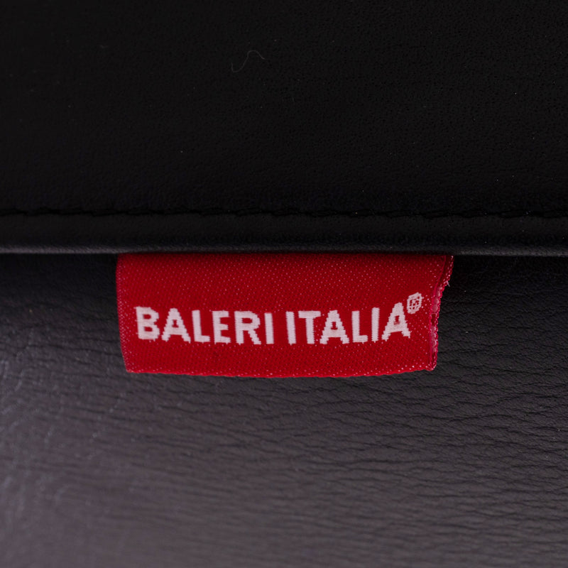 Black Leather St Martin Armchairs by Baleri Italia, 2008, Set of 2