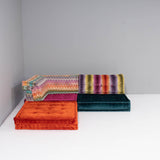 Roche Bobois Mah Jong Sectional Sofa in Custom Upholstery Set of 5