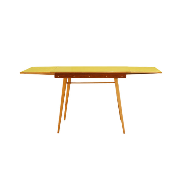 1960s Formica Folding Dining Table in Yellow - REHAUS - Unknown