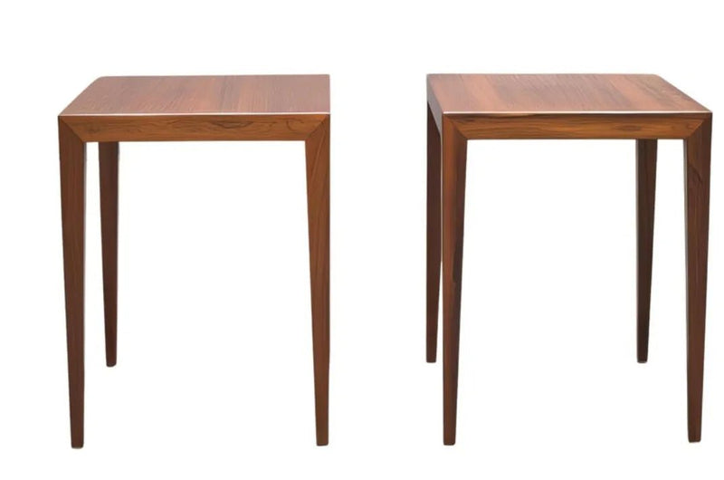 1960s Rosewood side table by Severin Hansen for Haslev Møbelsnedker - REHAUS - Haslev Mobelsnedkeri