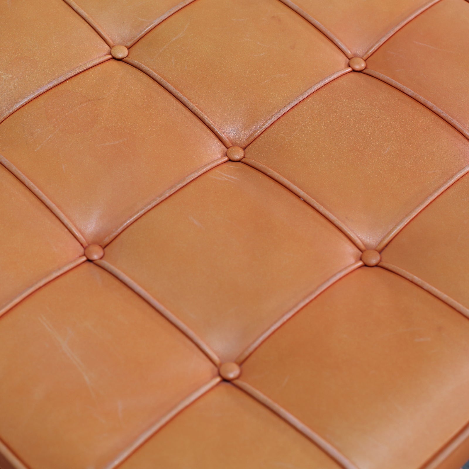 Knoll Barcelona Chairs and Footstool by Ludwig Mies van der Rohe