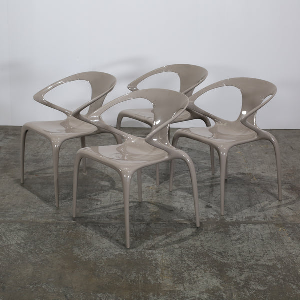 Roche Bobois Ava Dining Chairs, Set of Four