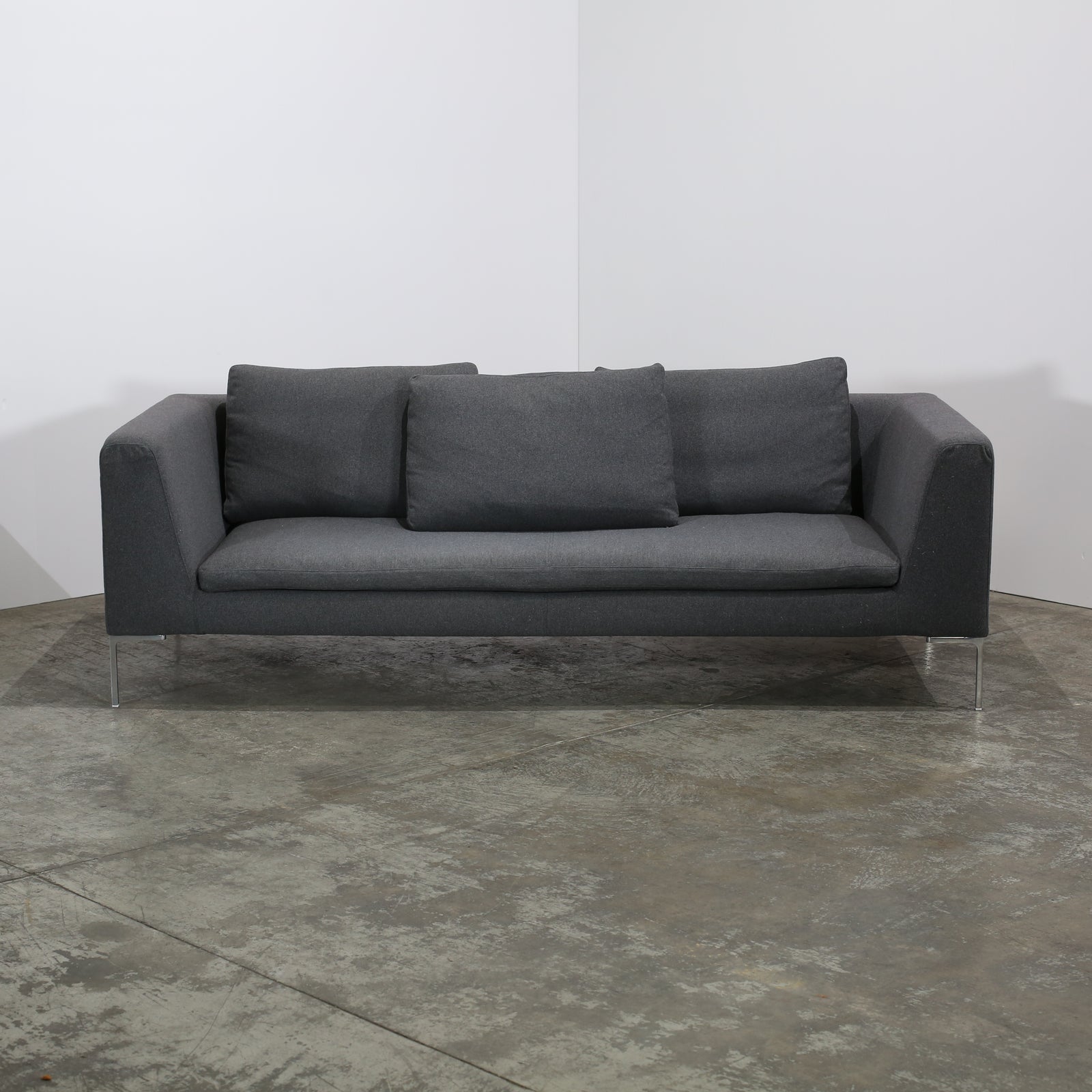 B&B Italia Charles Three Seater Sofa by Antonio Citterio
