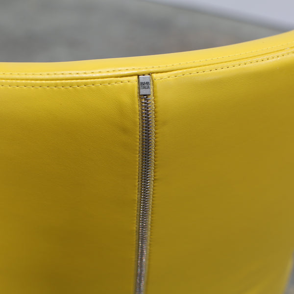 B&B Italia Yellow Papilio Chairs by Naoto Fukasawa, Set of Four