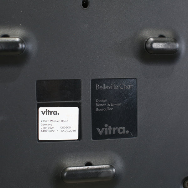 Vitra Belleville Leather Chairs by Ronan & Erwan Bouroullec, Set of Two