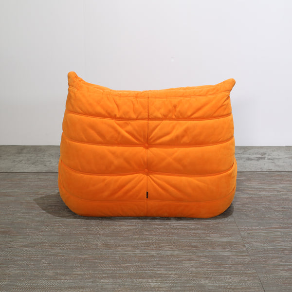 Ligne Roset Orange Togo Fireside Chair by Michel Ducaroy