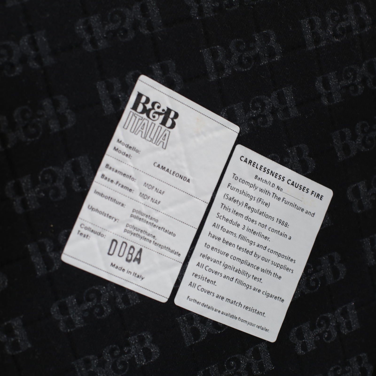 B&B Italia Camaleonda Modular Sofas and Matching Ottomans