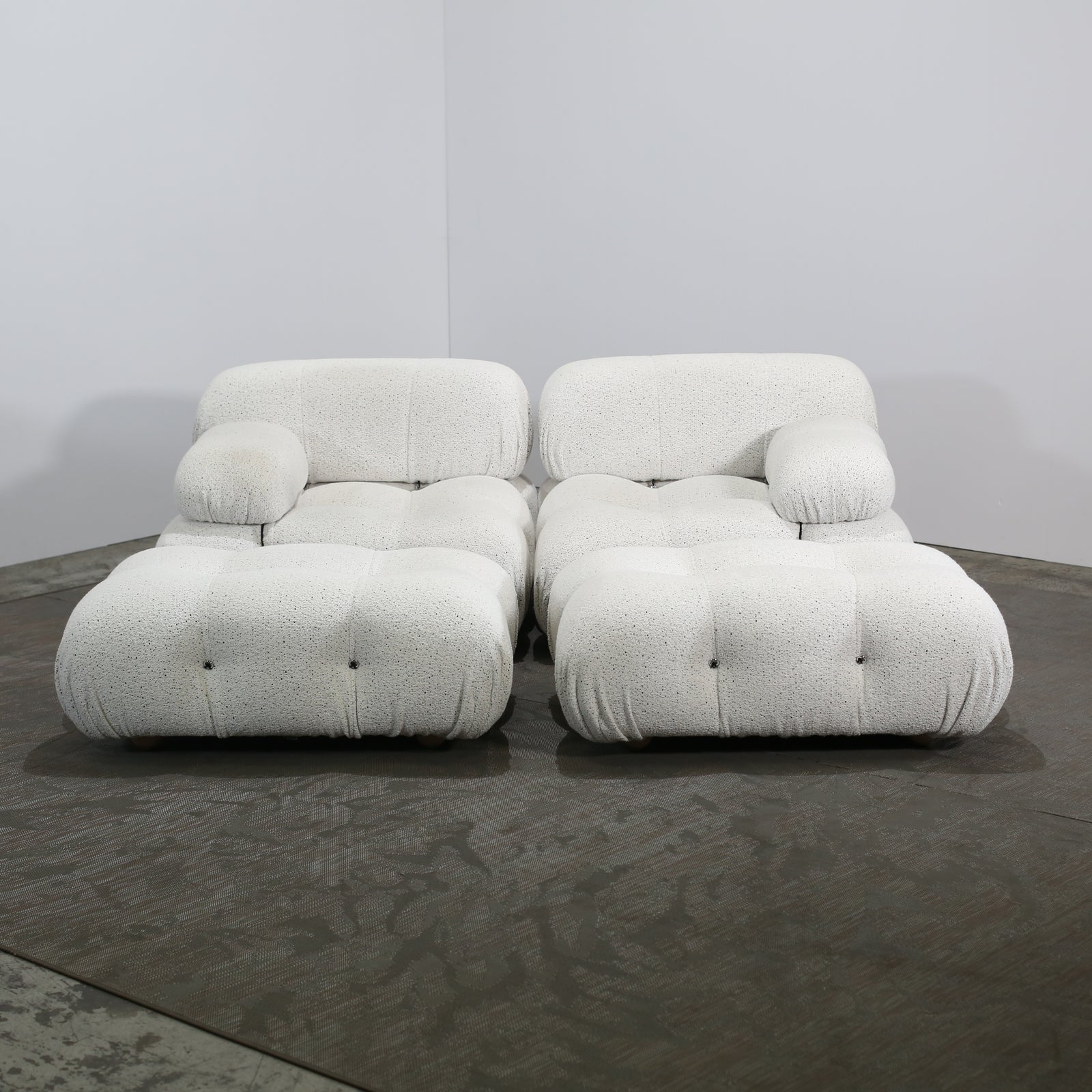 B&B Italia Camaleonda Modular Sofas and Matching Ottomans