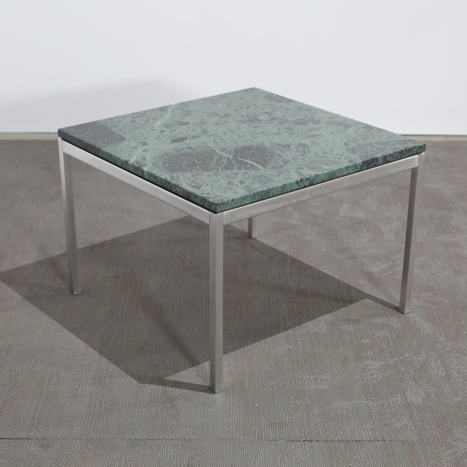 Knoll Verde Alpi Marble Low Table