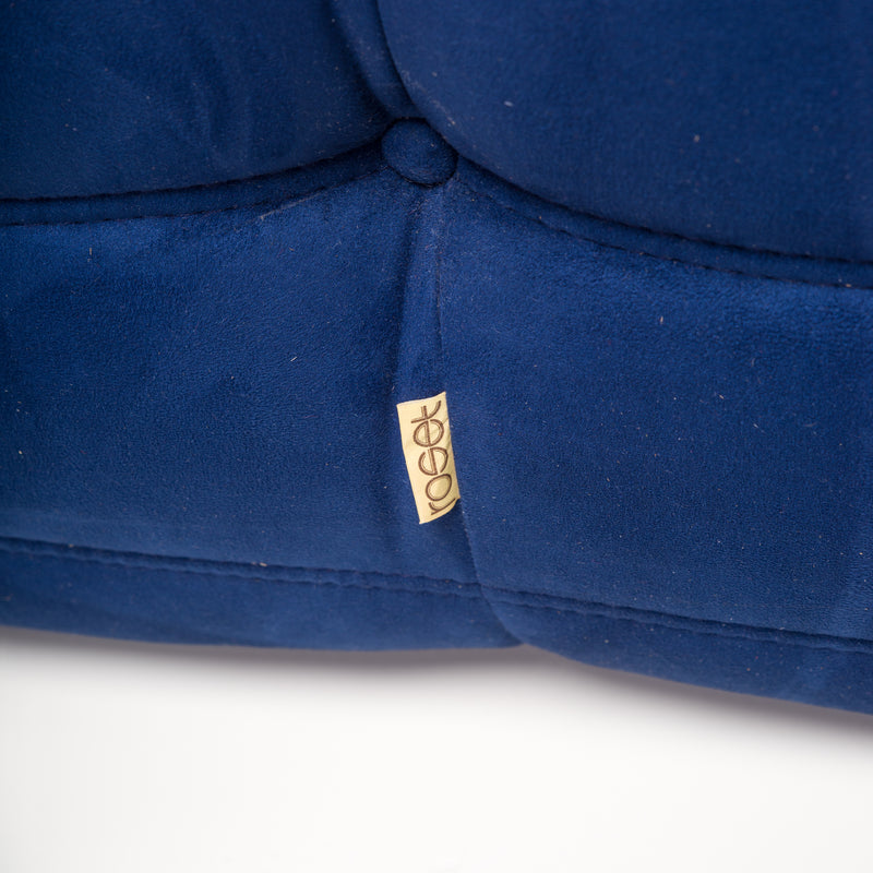 Cinna Ligne Roset by Michel Ducaroy Blue Togo Modular Sofa, Set of 3