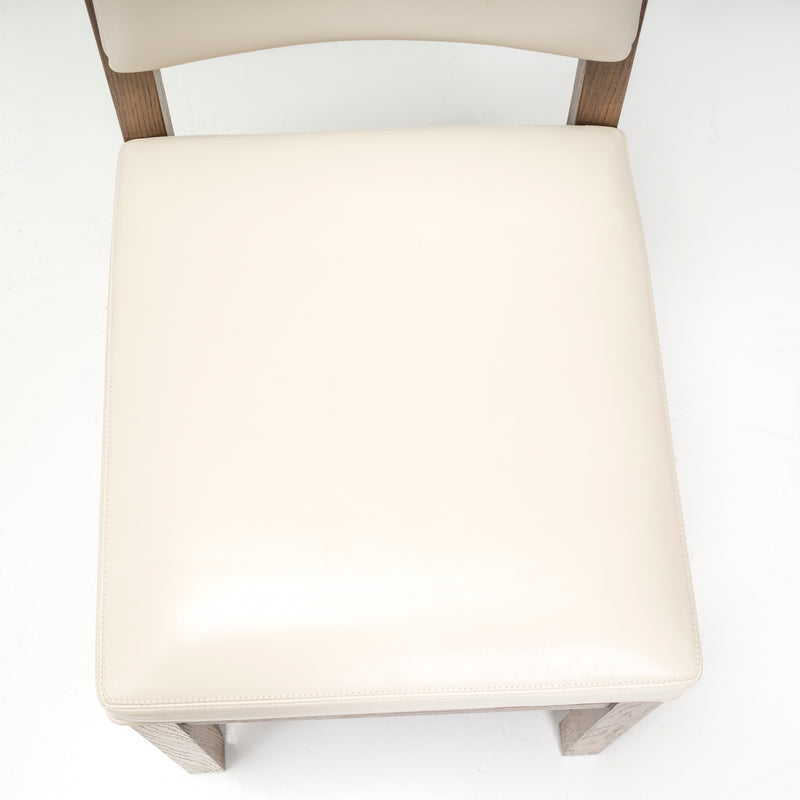 Antonio Citterio for Maxalto Musa Oak & Leather Dining Chairs, Set of 2