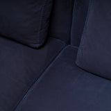 B&B Italia by Antonio Citterio Dark Blue Fabric Michel Corner Sofa
