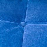 Ligne Roset by Michel Ducaroy Blue Alcantara Fabric Togo Sofas, Set of Five