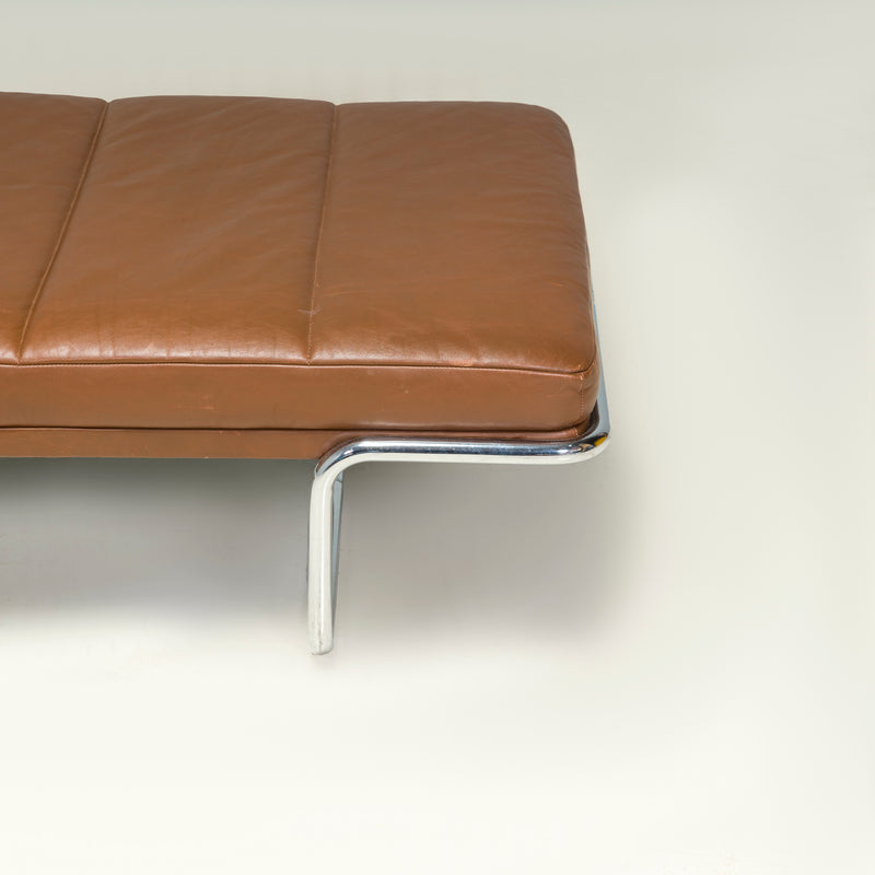 Bernd Münzebrock for Walter Knoll Brown Leather Daybed