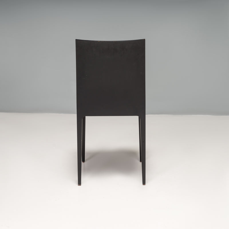 Crassevig by Ludovica & Roberto Palomba Anna R Black Oak Dining Chairs Set of 12