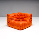 Ligne Roset by Michel Ducaroy Togo Orange Modular Sofa, Set of 5