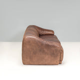 De Sede Brown Buffalo Leather Three Seater, 1970s