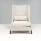 Bespoke Light Grey High Back Armchair