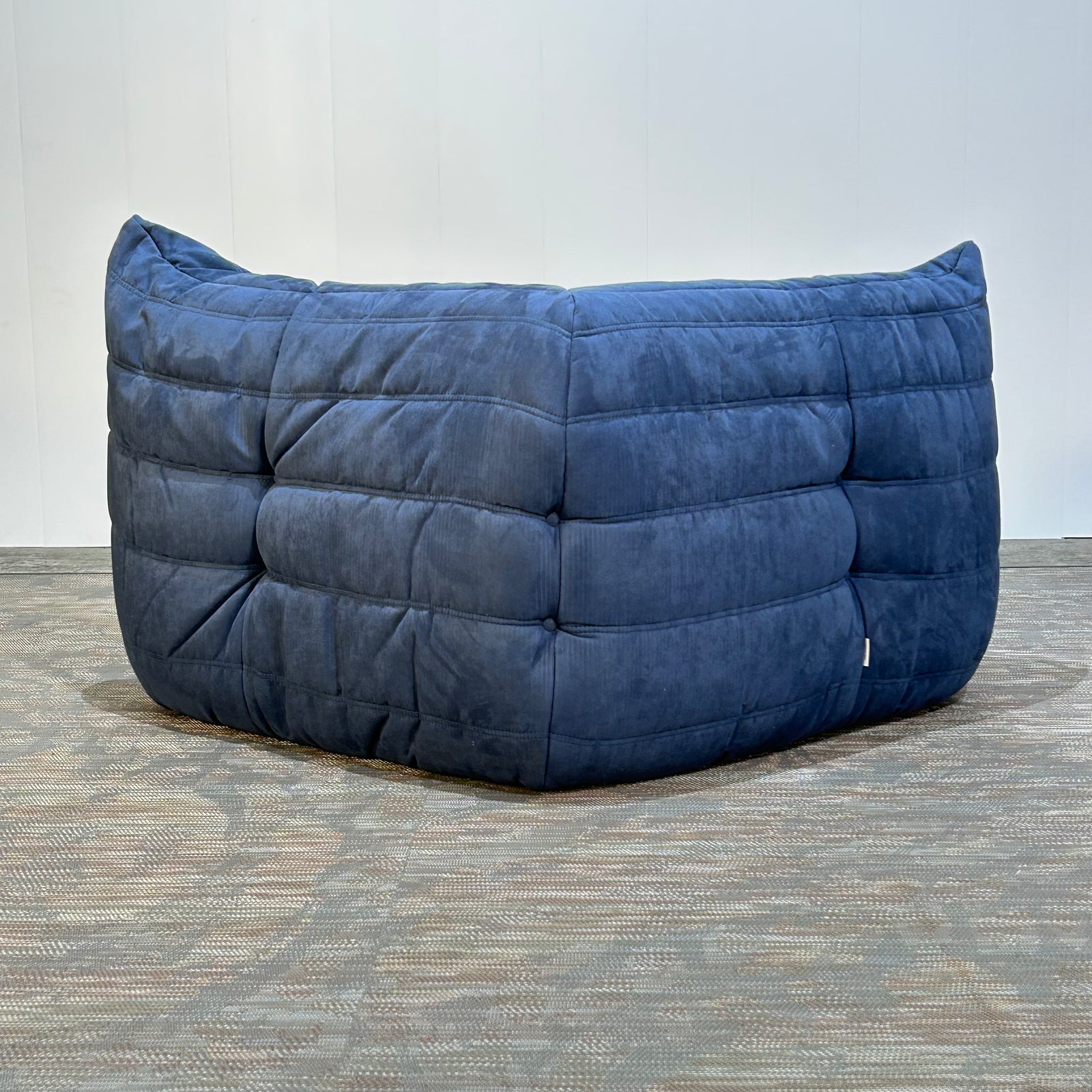 Ligne Roset by Michel Ducaroy Togo Blue Modular Sofa, Set of Three