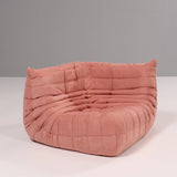 Ligne Roset by Michel Ducaroy Togo Pink Sofa, Set of 5