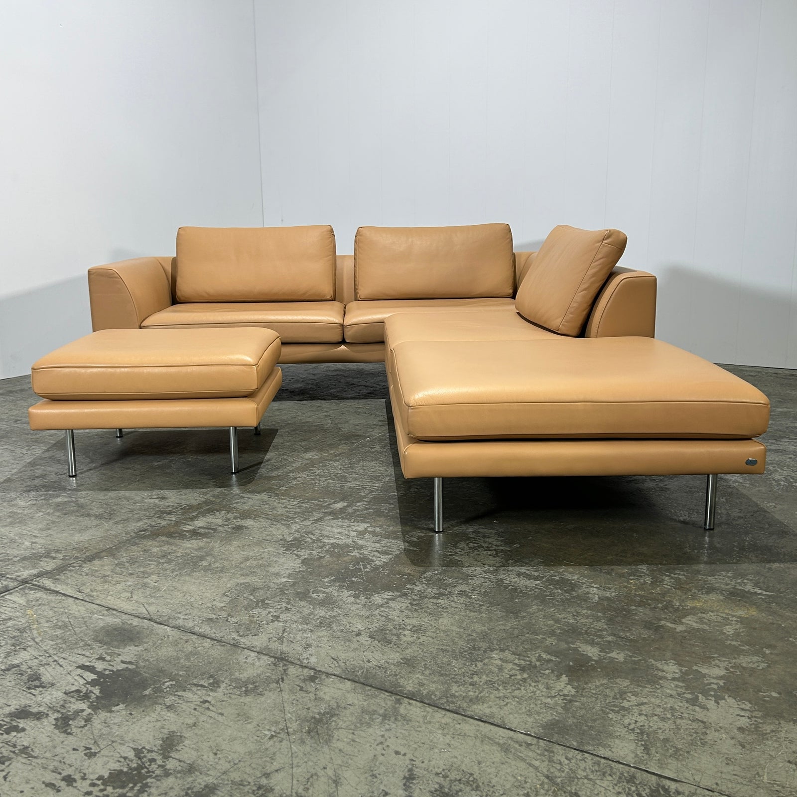 De Sede DS 570 Corner Sofa and Footstool