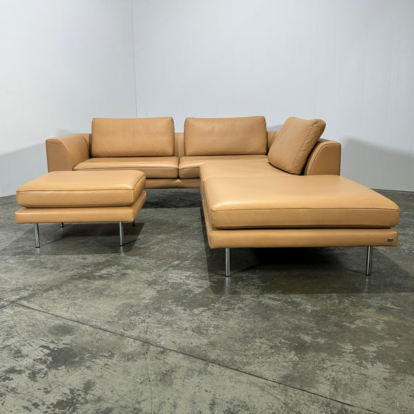 De Sede DS 570 Corner Sofa and Footstool