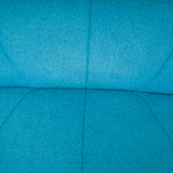 Pierre Paulin for Ligne Roset Blue Fabric 2 Seater Pumpkin Loveseat Sofa